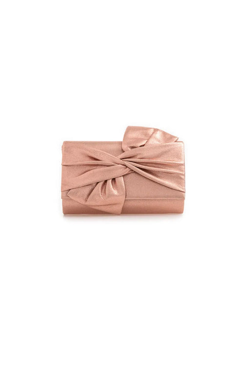 Champagne Bow Evening Clutch