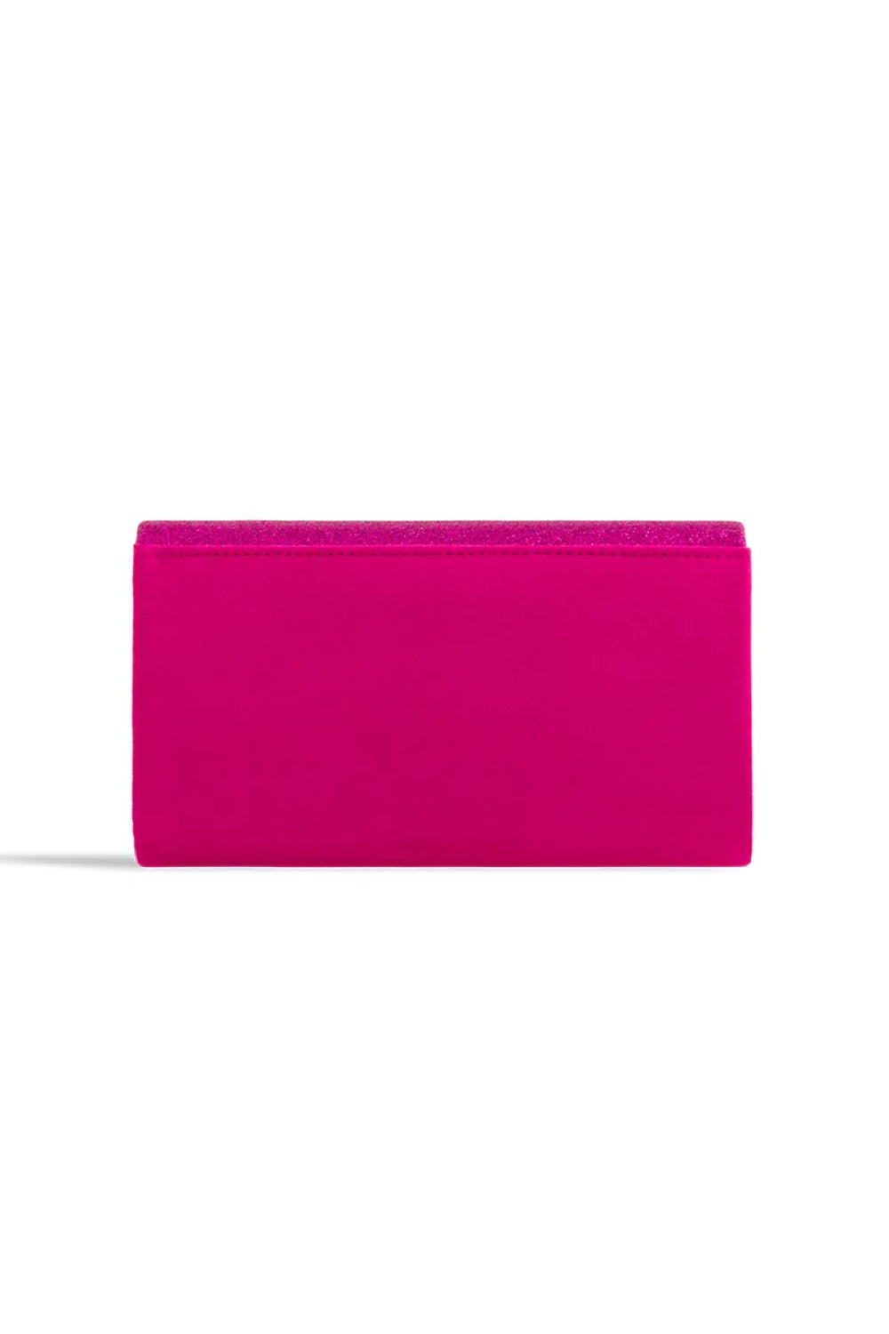 Fuchsia Glitter Envelope Clutch