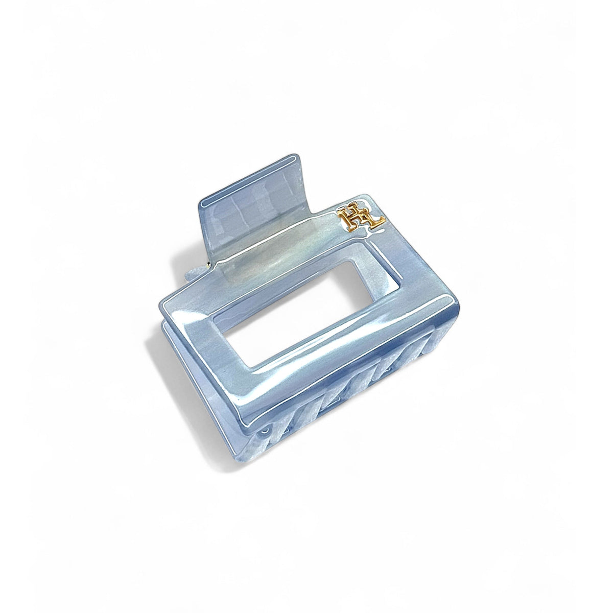 HoneyLux Periwinkle midi acetate claw clip — supplier product photograph