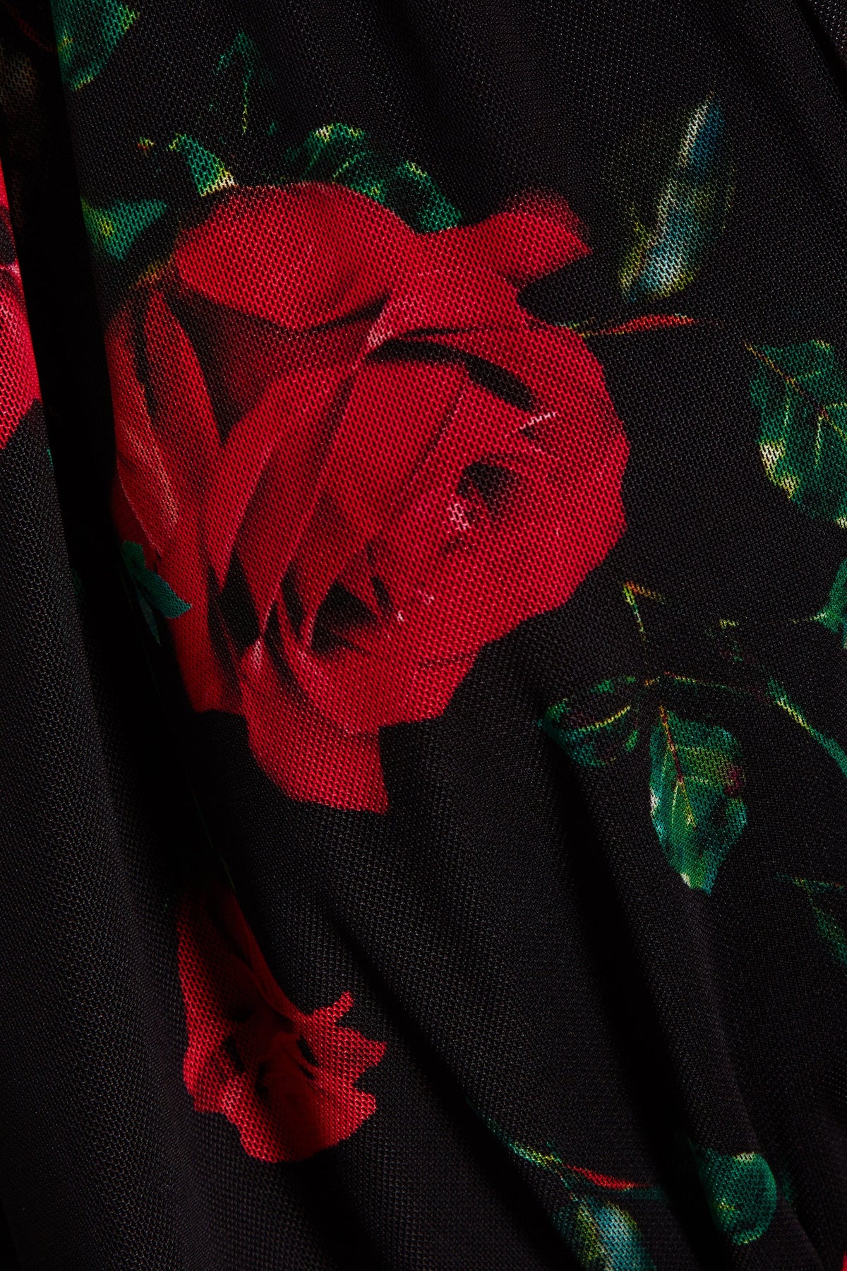 Sarvin Nya Floral Ruched Batwing Mini Dress — original supplier photograph 4