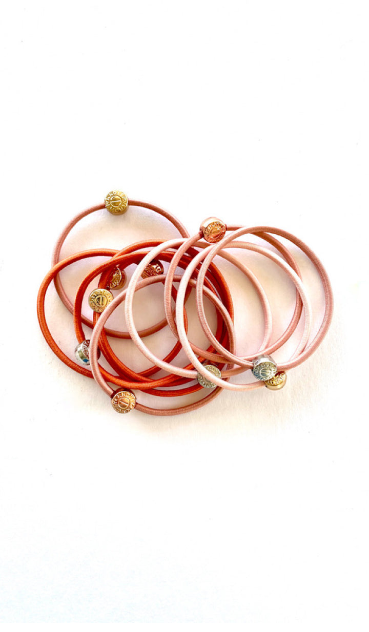 Signature Hair Tie Set of 10 — Adobe-1