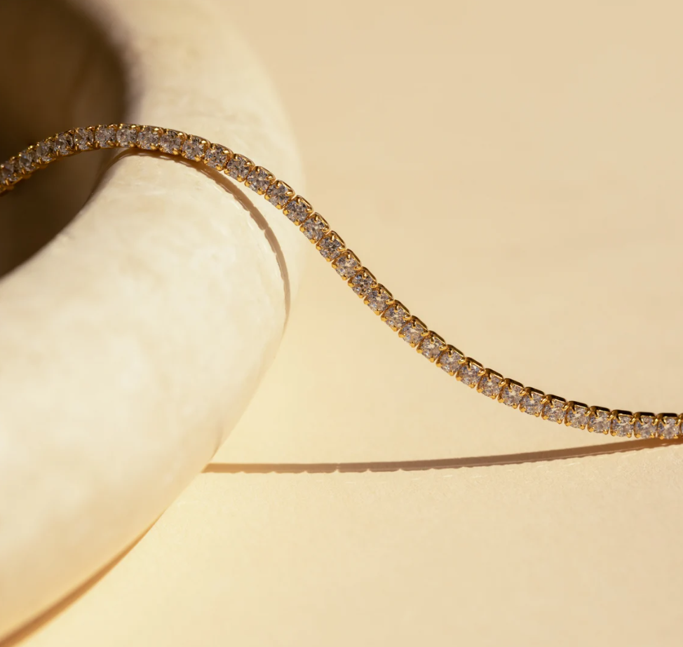 Dainty Tennis Choker Necklace — supplier product photo 4