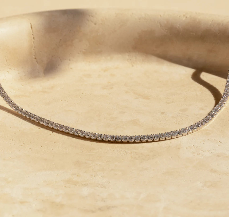 Dainty Tennis Choker Necklace — supplier product photo 2