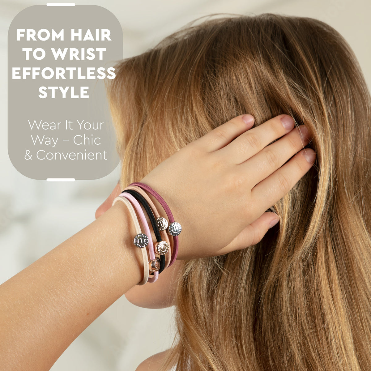 Signature Hair Tie Set of 20 — Sand-2