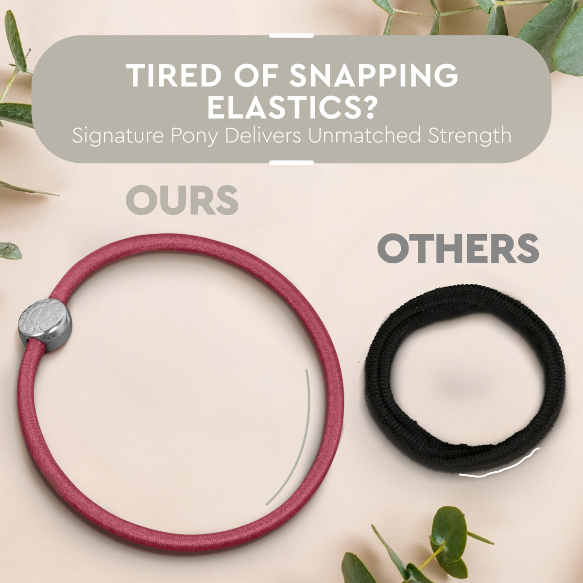 Signature Hair Tie Set of 20 — Taupe-2