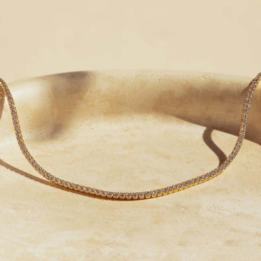 Dainty Tennis Choker Necklace — supplier product photo 5